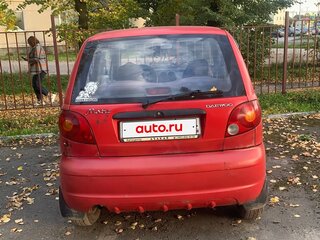 2002 Daewoo Matiz I Рестайлинг, красный, 105000 рублей, вид 3