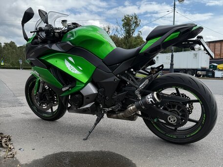 2017 Kawasaki Ninja 1000 SX, зелёный, 980000 рублей, вид 2