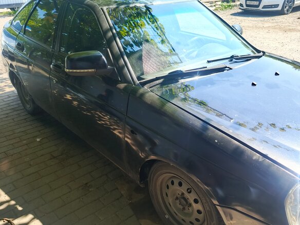2009 Lada (ВАЗ) Priora I, синий, 175000 рублей