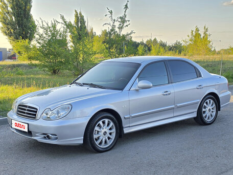 2008 Hyundai Sonata ТагАЗ IV (EF) Рестайлинг, серый, 655000 рублей, вид 1