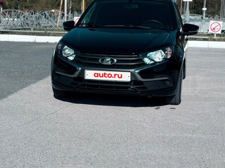 2022 Lada (ВАЗ) Granta I Рестайлинг, чёрный, 750000 рублей, вид 2