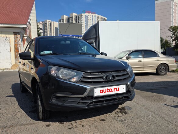 2019 Lada (ВАЗ) Granta I Рестайлинг, чёрный, 590000 рублей - вид 6