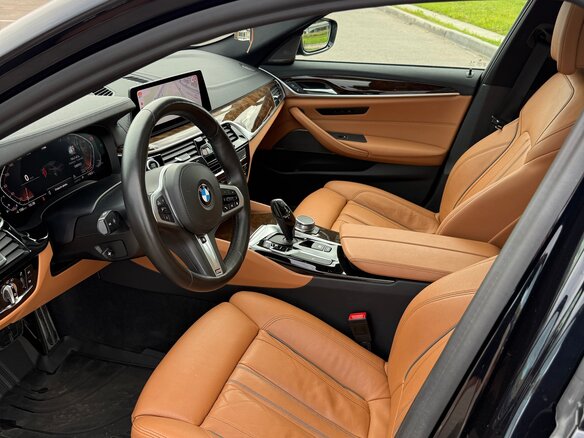 2020 BMW 5 серии 540i xDrive VII (G30/G31/G38), чёрный - вид 6