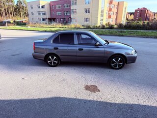 2005 Hyundai Accent ТагАЗ II, серебристый, 300000 рублей, вид 5