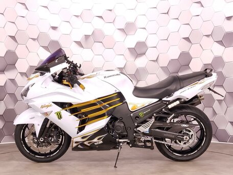 2014 Kawasaki ZX-14R, белый, 1099000 рублей, вид 4