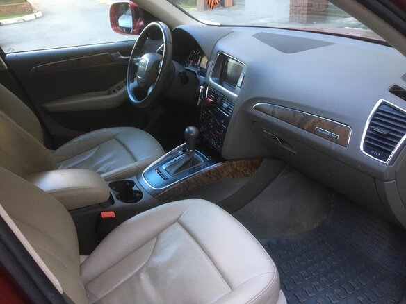 2009 Audi Q5 I (8R), красный, 1600000 рублей - вид 4