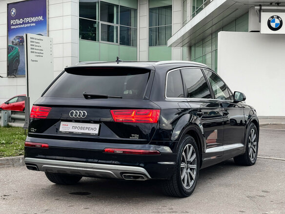 2015 Audi Q7 II (4M), синий, 3790000 рублей - вид 4