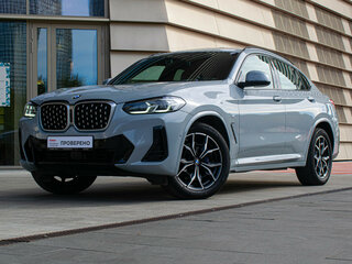 2022 BMW X4 20i II (G02) Рестайлинг, серый, 6219000 рублей, вид 1