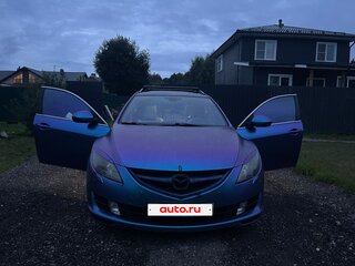 2008 Mazda 6 II (GH), синий, 898456 рублей, вид 2