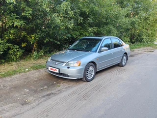2002 Honda Civic VII, серебристый, 350000 рублей, вид 1