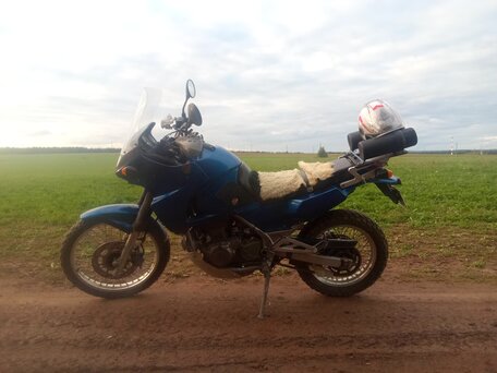 1992 Kawasaki KLE 500, синий, 210000 рублей, вид 3