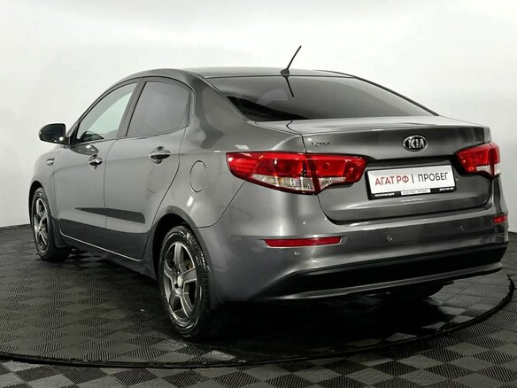 2016 Kia Rio III Рестайлинг, серый - вид 6