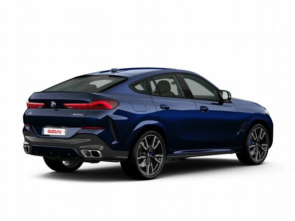 2025 BMW X6 40d III (G06) Рестайлинг, синий - вид 5