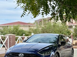 2021 Hyundai Sonata N-Line VIII (DN8), синий, 2550000 рублей, вид 3