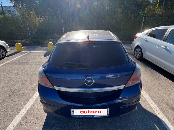 2010 Opel Astra GTC H Рестайлинг, синий, 650000 рублей - вид 5