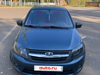 2014 Lada (ВАЗ) Granta I, серый, 300000 рублей, вид 1