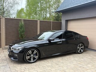 2017 BMW 7 серии 740d xDrive VI (G11/G12), чёрный, 4500000 рублей, вид 2
