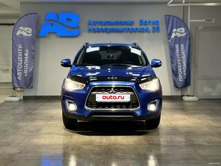 2014 Mitsubishi ASX I Рестайлинг, синий, 1490000 рублей, вид 2