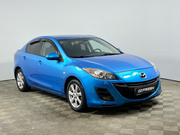 2011 Mazda 3 II (BL), голубой, 790000 рублей