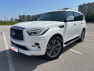 2018 Infiniti QX80 I Рестайлинг 2, белый, 5500000 рублей, вид 1