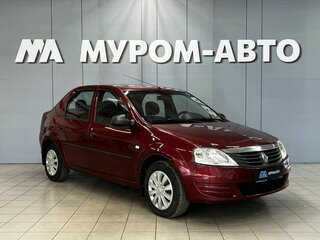 2011 Renault Logan I Рестайлинг, красный, 380000 рублей, вид 1