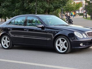 2002 Mercedes-Benz E-Класс 320 III (W211, S211), синий, 1200000 рублей, вид 5
