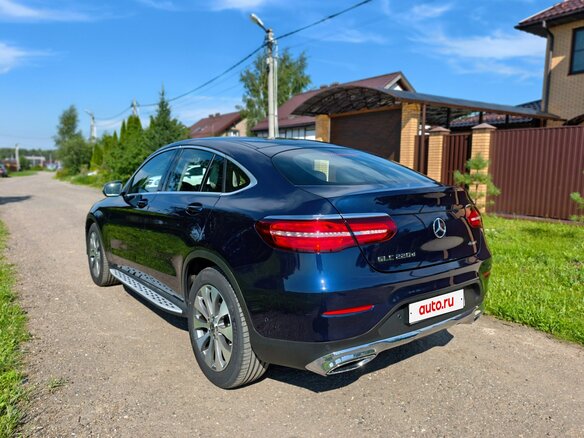 2017 Mercedes-Benz GLC Coupe 220 d I (C253), синий, 3950000 рублей - вид 2