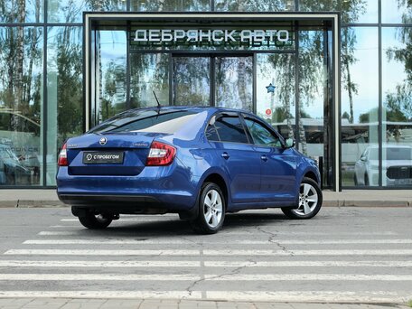 2019 Skoda Rapid I Рестайлинг, синий, 1230000 рублей, вид 4