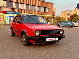 1988 Volkswagen Golf II, красный, 100000 рублей, вид 2