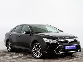 2016 Toyota Camry VII (XV50) Рестайлинг, чёрный, 2469000 рублей, вид 1