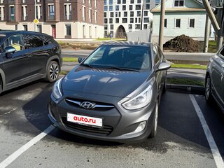 2013 Hyundai Solaris I, чёрный, 550000 рублей, вид 1