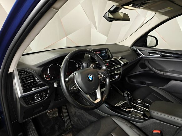 2019 BMW X3 20i xDrive III (G01), синий, 3060000 рублей - вид 11