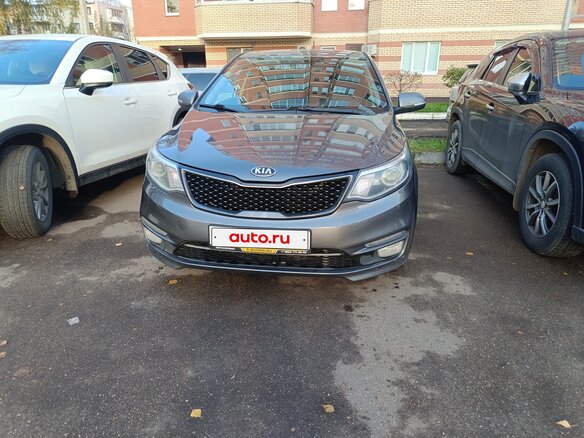 2017 Kia Rio III Рестайлинг, серый, 1269000 рублей - вид 5