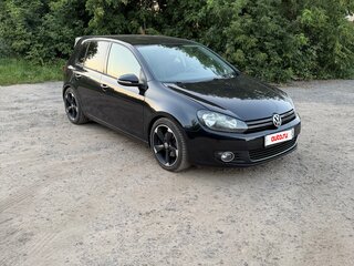 2012 Volkswagen Golf VI, чёрный, 960000 рублей, вид 3
