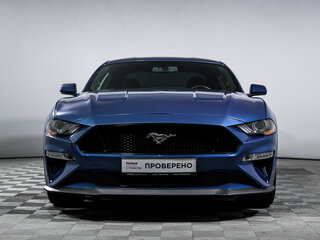 2018 Ford Mustang VI Рестайлинг, синий, 3820000 рублей, вид 2