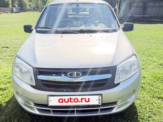 2013 Lada (ВАЗ) Granta I, серебристый, 430000 рублей, вид 1
