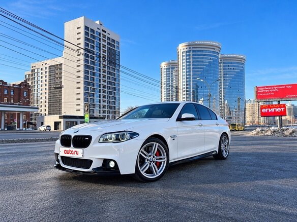 2016 BMW 5 серии 530d xDrive VI (F10/F11/F07) Рестайлинг, белый, 2790000 рублей - вид 5