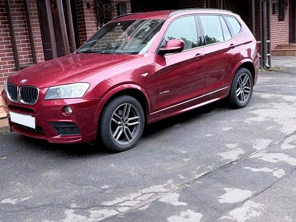 2012 BMW X3 20d xDrive II (F25), красный, 2500000 рублей - вид 1