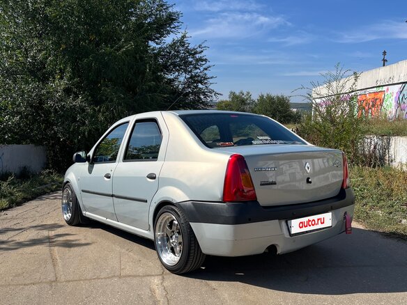 2009 Renault Logan I, серый, 390000 рублей - вид 2