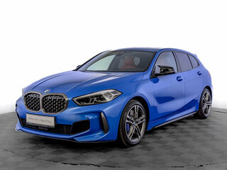 2019 BMW 1 серии M135i xDrive III (F40), синий, 3150000 рублей, вид 1