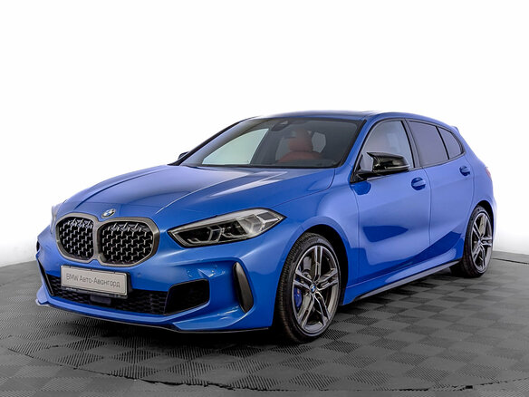 2019 BMW 1 серии M135i xDrive III (F40), синий, 3150000 рублей