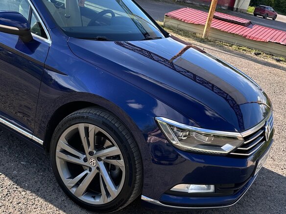 2017 Volkswagen Passat B8, синий - вид 8