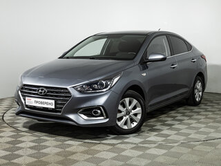 2018 Hyundai Solaris II, серый, 1069585 рублей, вид 1