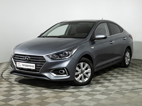 2018 Hyundai Solaris II, серый, 1069585 рублей, вид 1