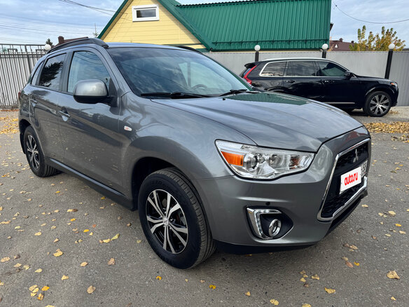 2014 Mitsubishi ASX I Рестайлинг, серый, 1275000 рублей - вид 2