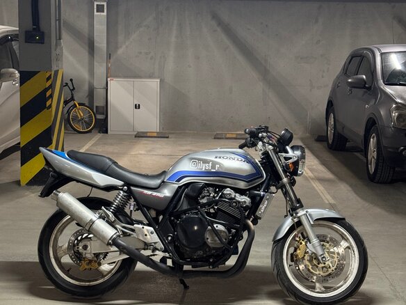2002 Honda CB 400 Super Four, серебристый, 299999 рублей - вид 2