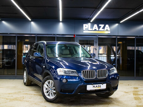 2011 BMW X3 28i xDrive II (F25), синий, 1570000 рублей, вид 2