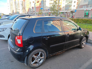 2002 Volkswagen Polo IV, чёрный, 190000 рублей, вид 4