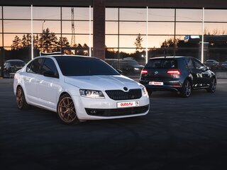2013 Skoda Octavia III (A7), белый, 1375000 рублей, вид 1