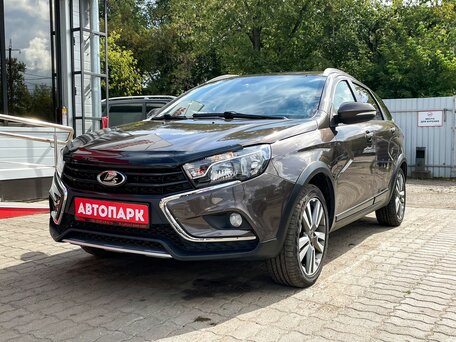 2019 Lada (ВАЗ) Vesta SW Cross I, коричневый, 1069000 рублей, вид 4